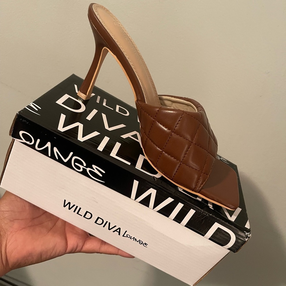 Brown heels
